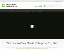 Tablet Screenshot of chanchinc.com